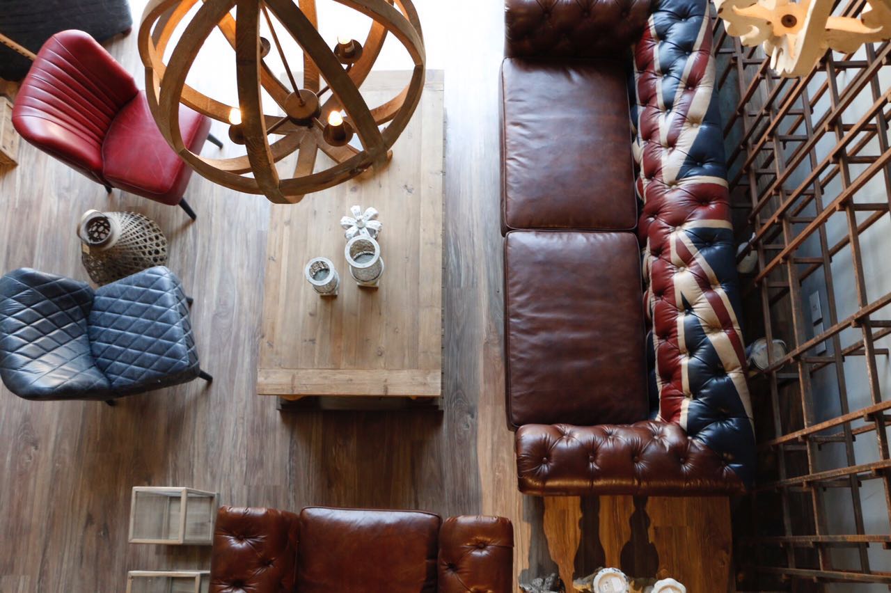 Bespoke High-end Full Leather Sofa: